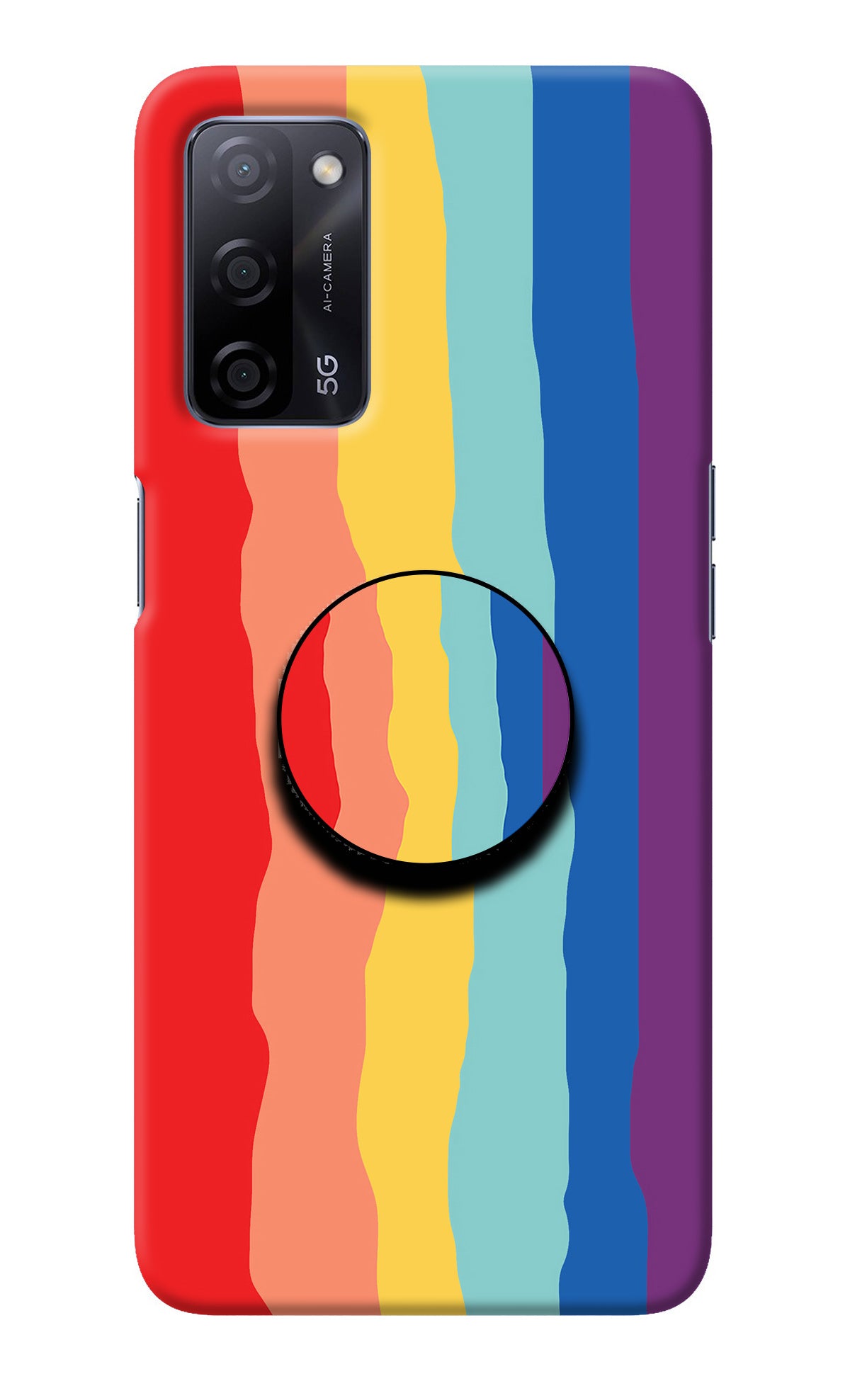 Rainbow Oppo A53s 5G Pop Case