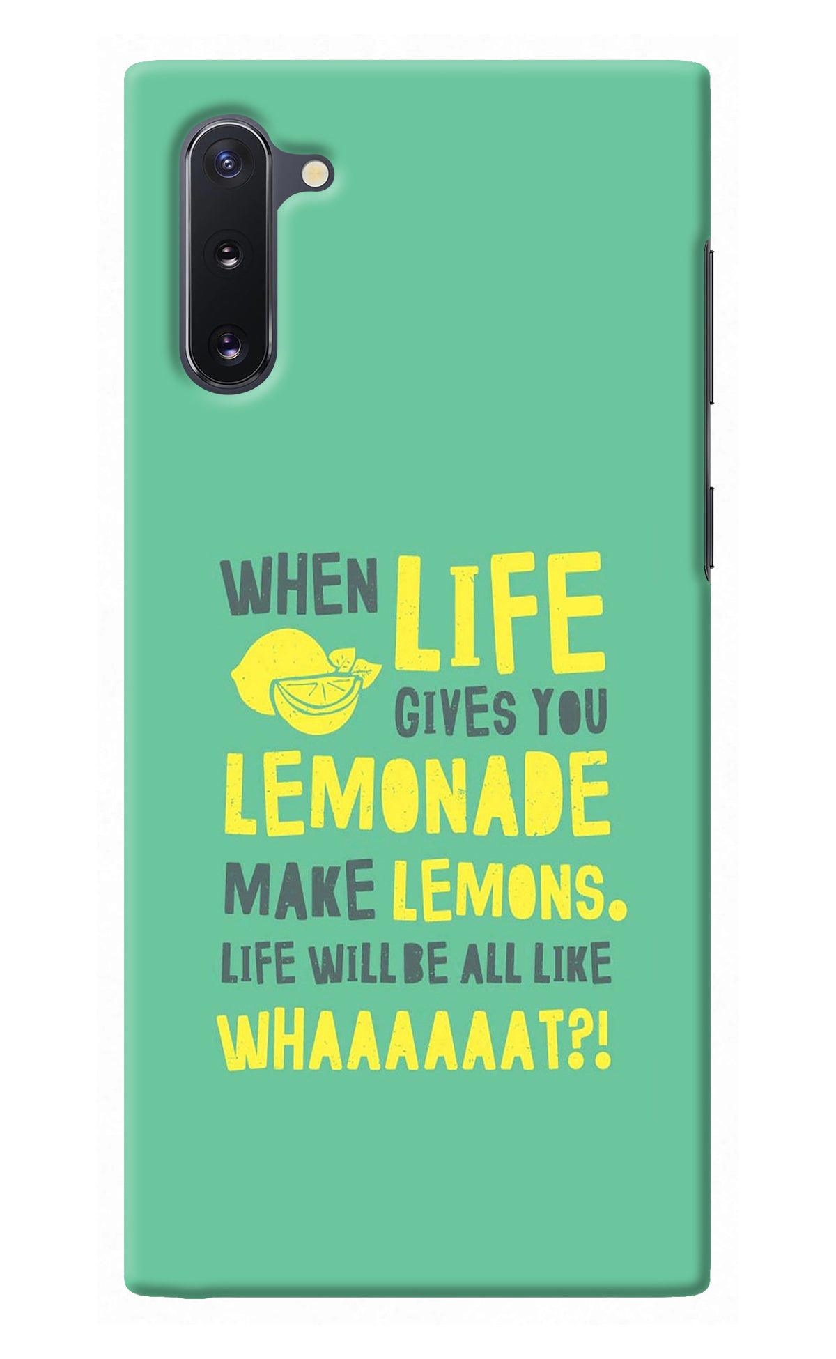 Quote Samsung Note 10 Back Cover