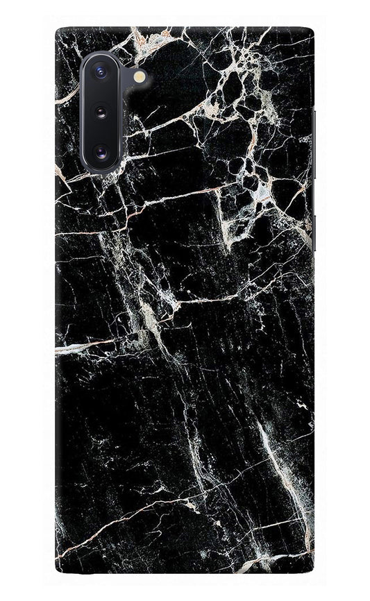 Black Marble Texture Samsung Note 10 Back Cover