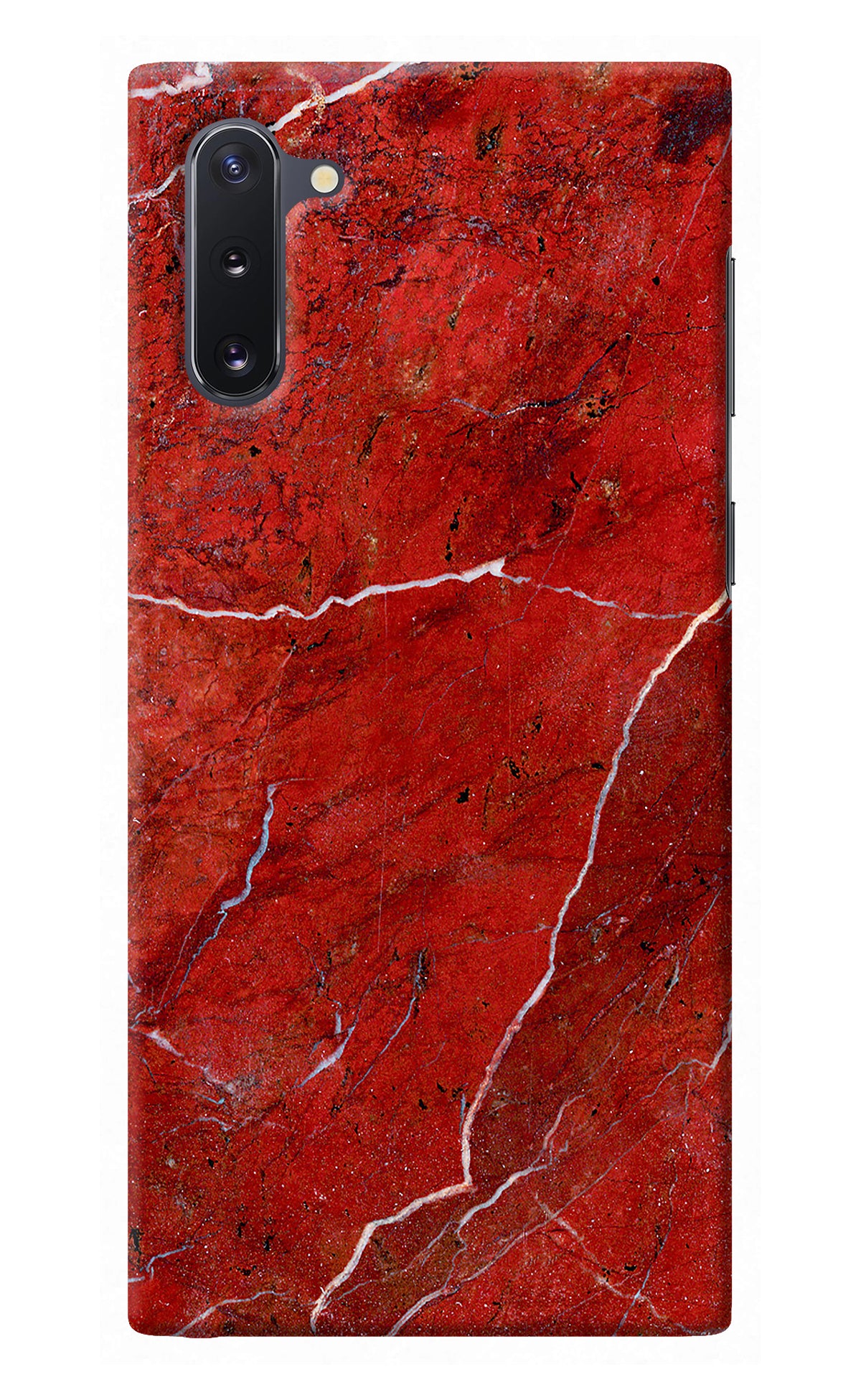 Red Marble Design Samsung Note 10 Back Cover