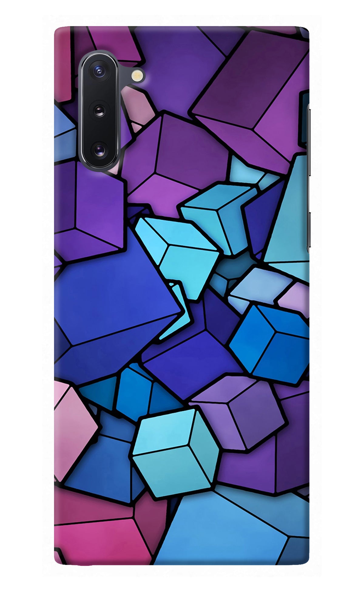 Cubic Abstract Samsung Note 10 Back Cover