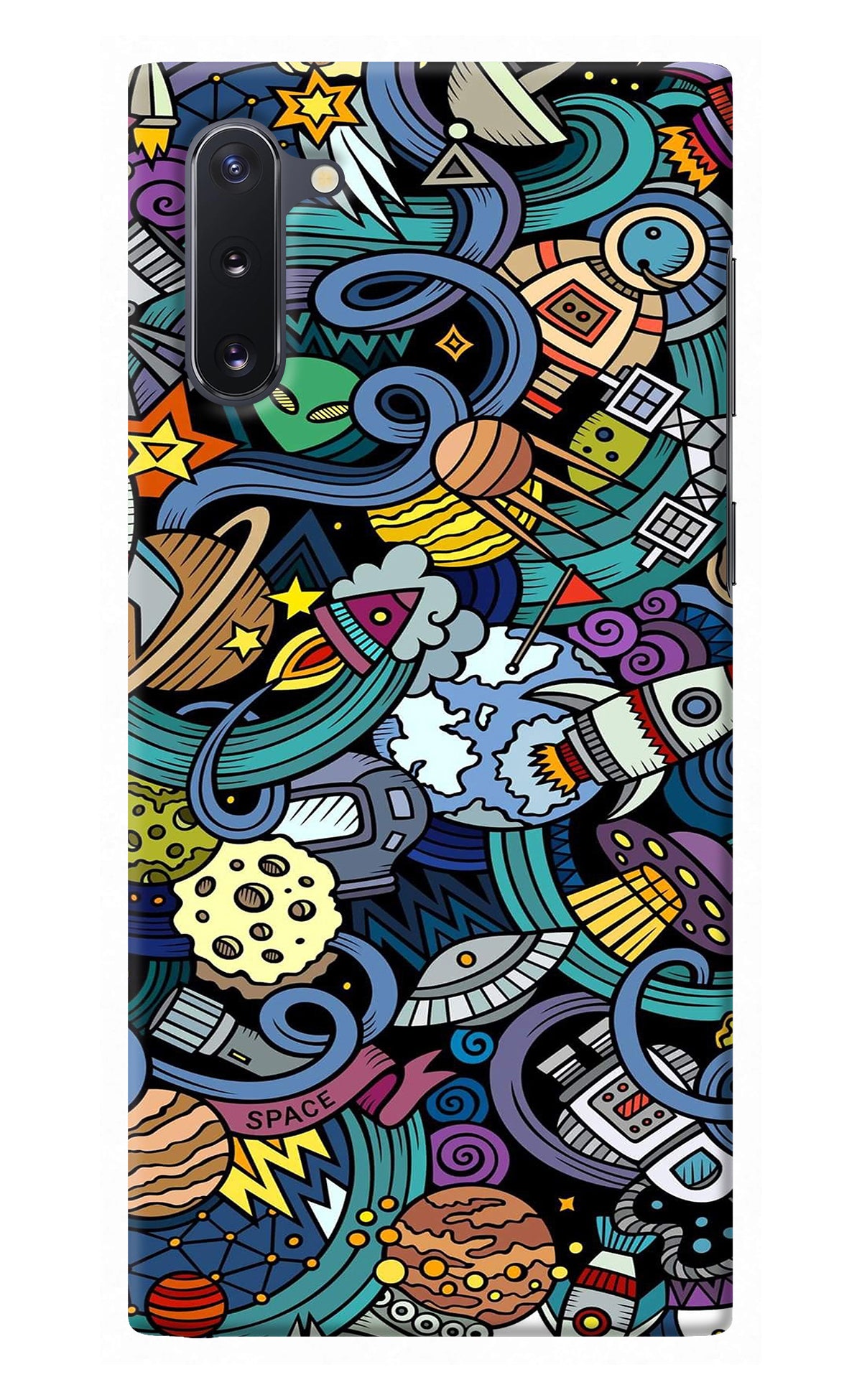 Space Abstract Samsung Note 10 Back Cover