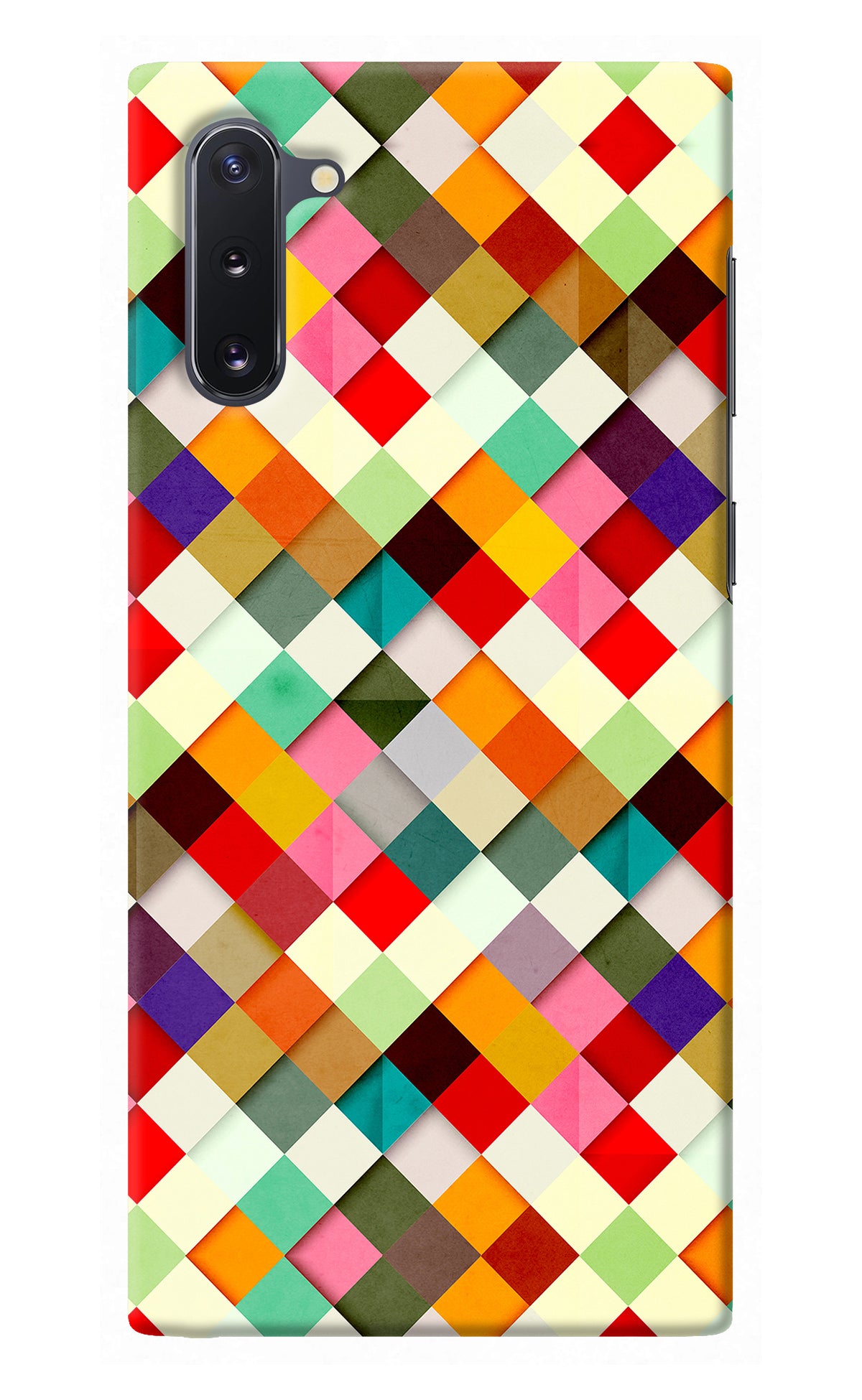 Geometric Abstract Colorful Samsung Note 10 Back Cover