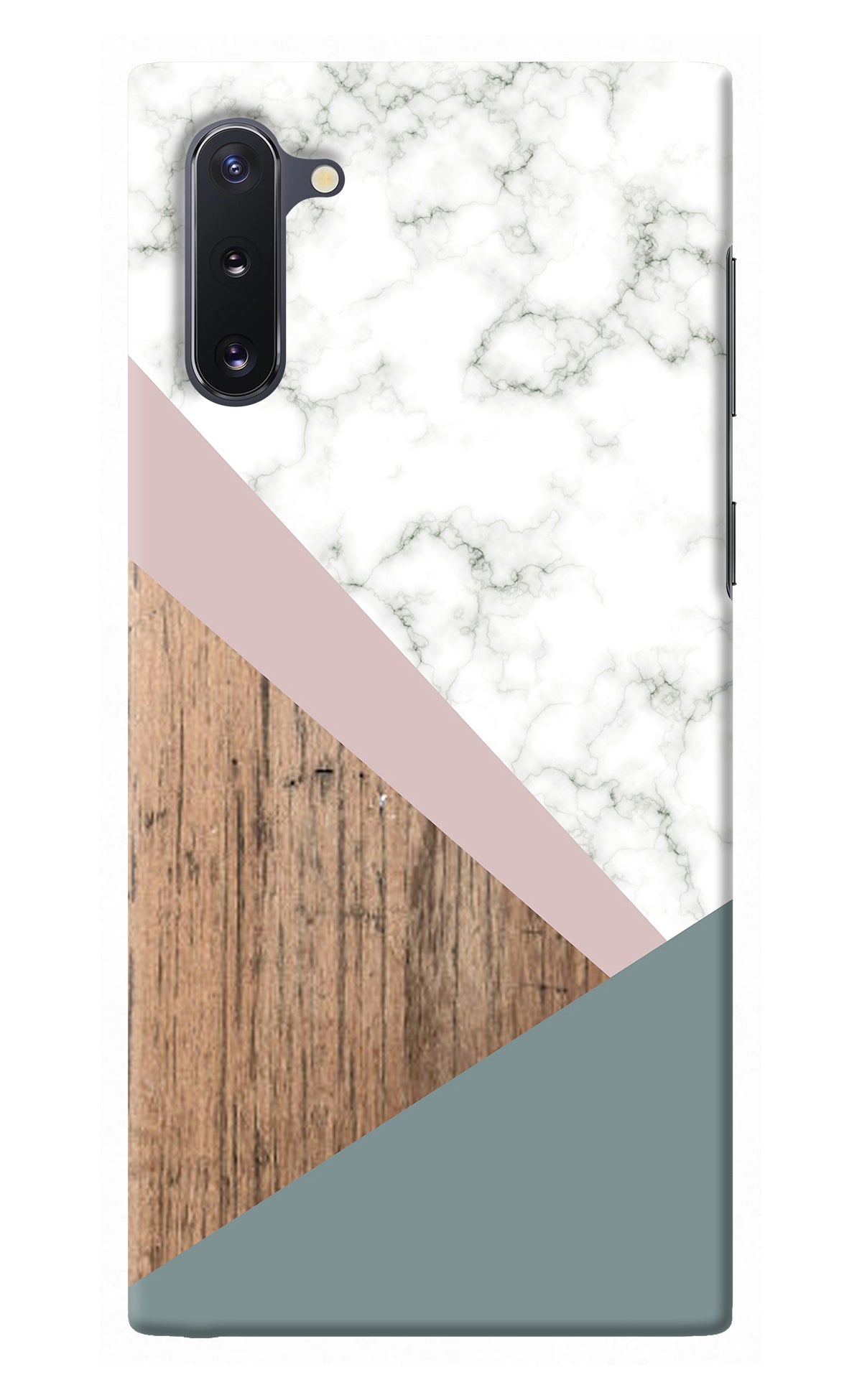 Marble wood Abstract Samsung Note 10 Back Cover