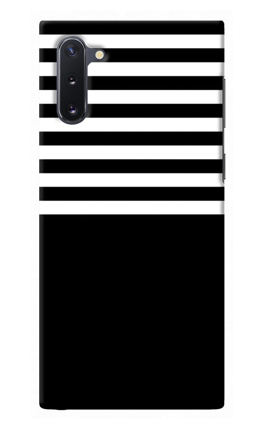 Black and White Print Samsung Note 10 Back Cover
