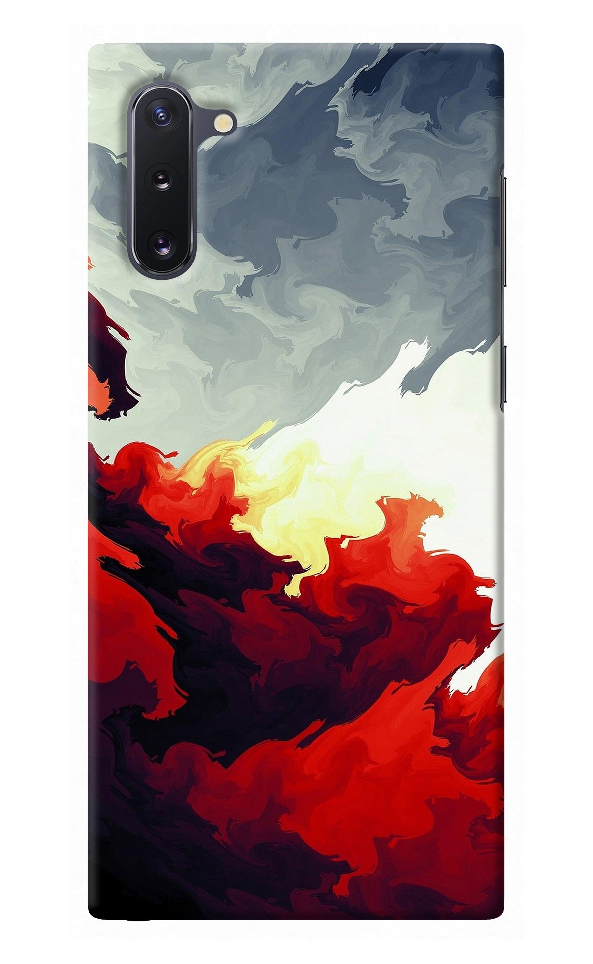 Fire Cloud Samsung Note 10 Back Cover