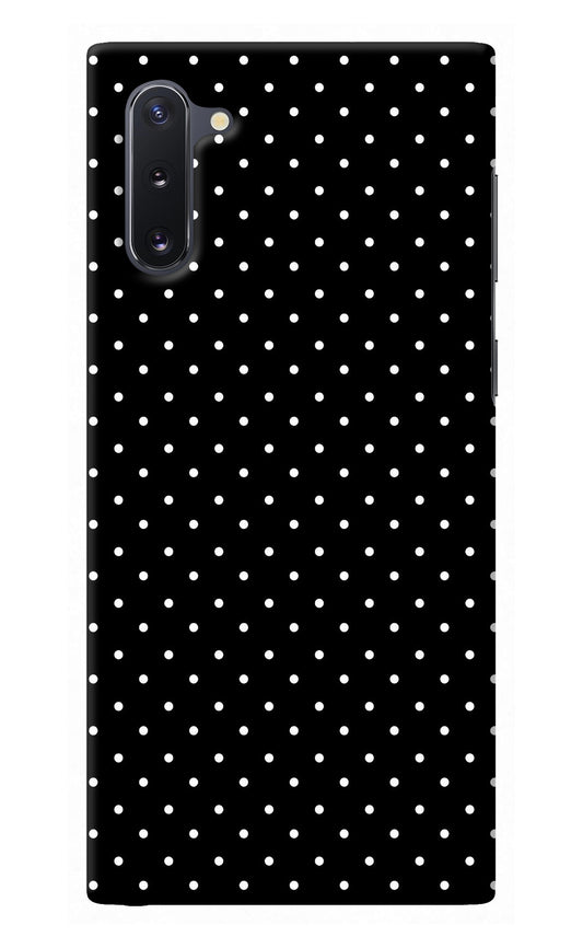 White Dots Samsung Note 10 Back Cover