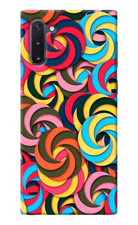 Spiral Pattern Samsung Note 10 Back Cover