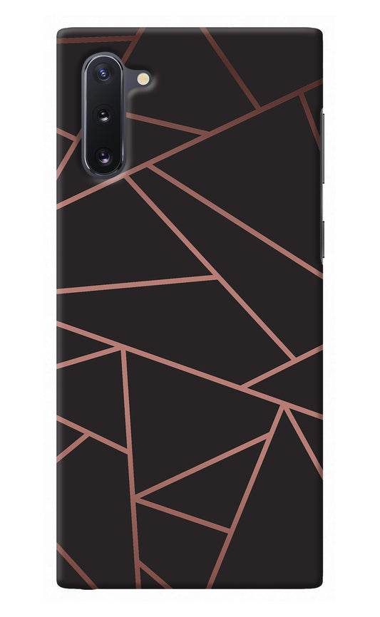 Geometric Pattern Samsung Note 10 Back Cover