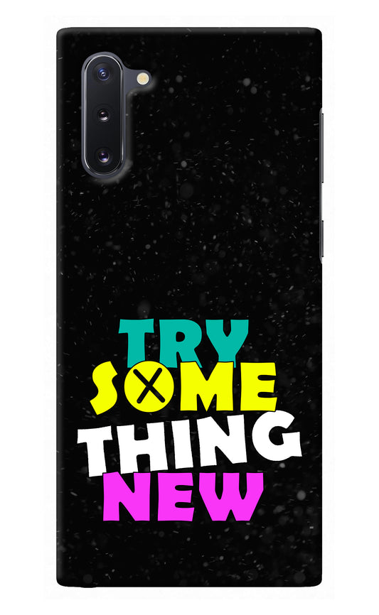 Try Something New Samsung Note 10 Back Cover