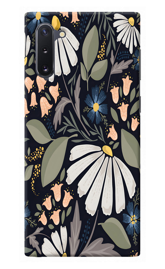 Flowers Art Samsung Note 10 Back Cover