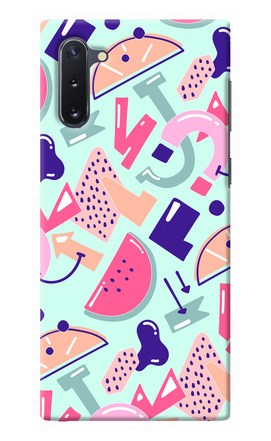 Doodle Pattern Samsung Note 10 Back Cover