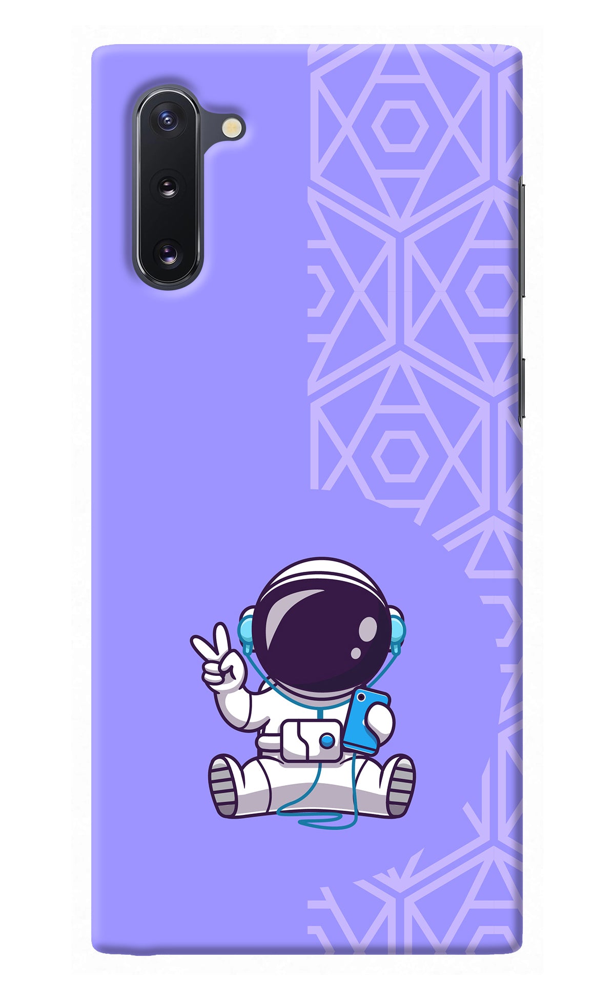 Cute Astronaut Chilling Samsung Note 10 Back Cover