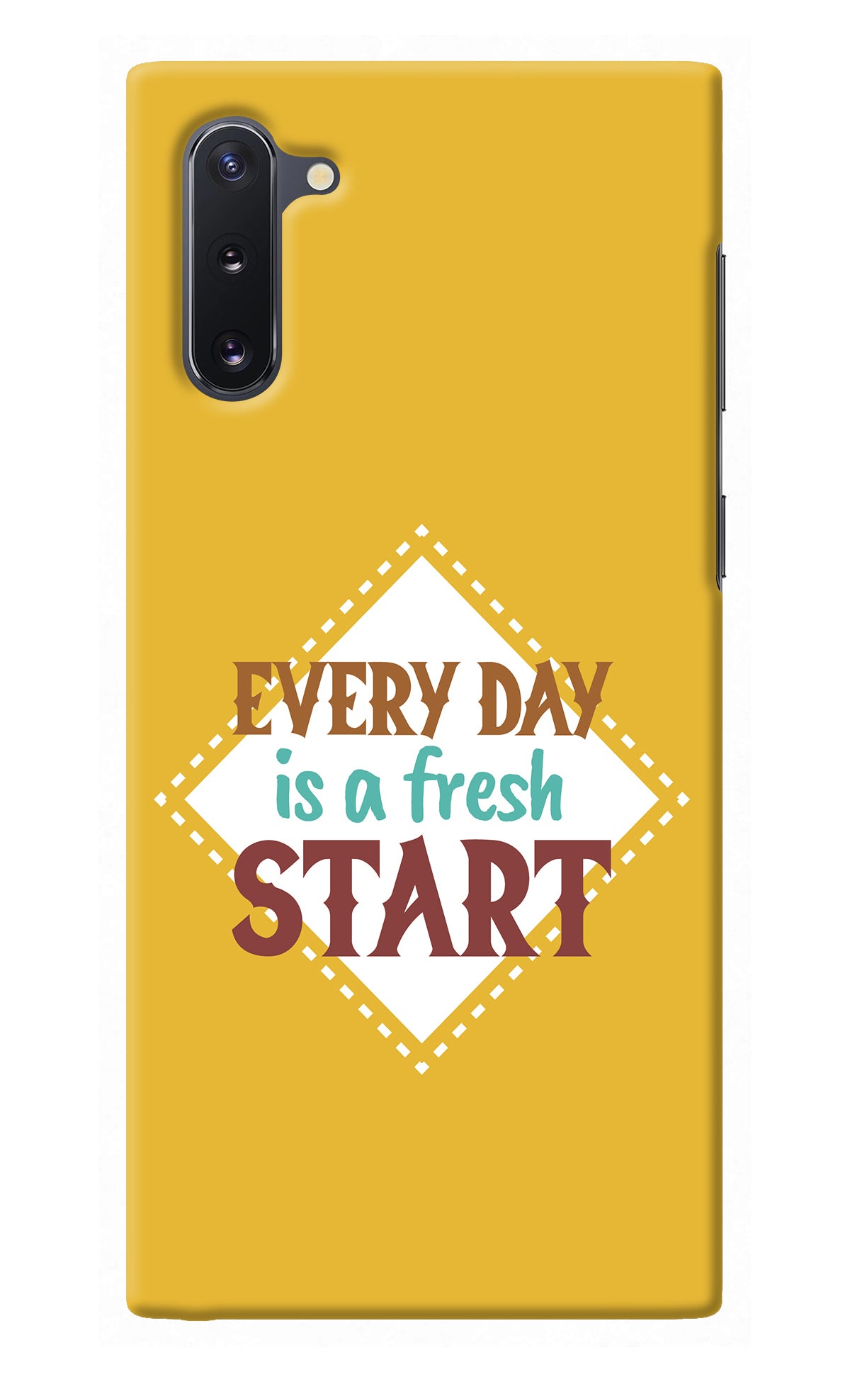 Every day is a Fresh Start Samsung Note 10 Back Cover