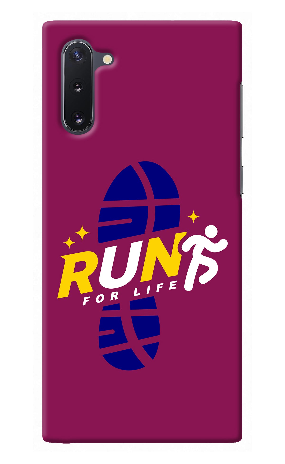 Run for Life Samsung Note 10 Back Cover