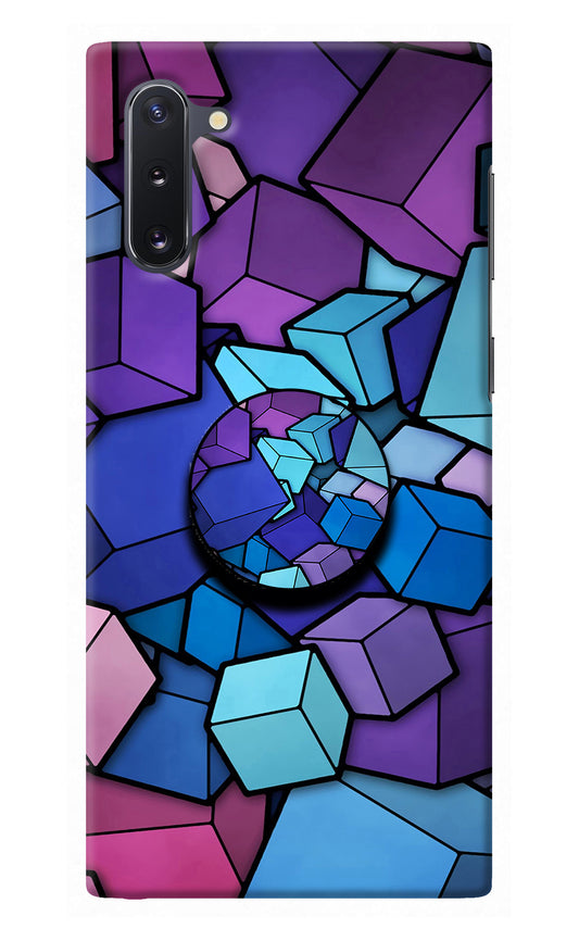 Cubic Abstract Samsung Note 10 Pop Case