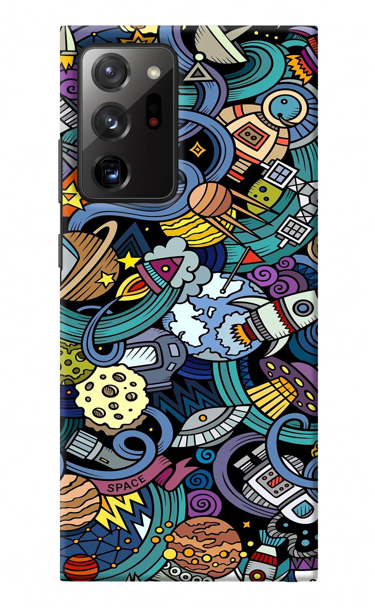 Space Abstract Samsung Note 20 Ultra Back Cover