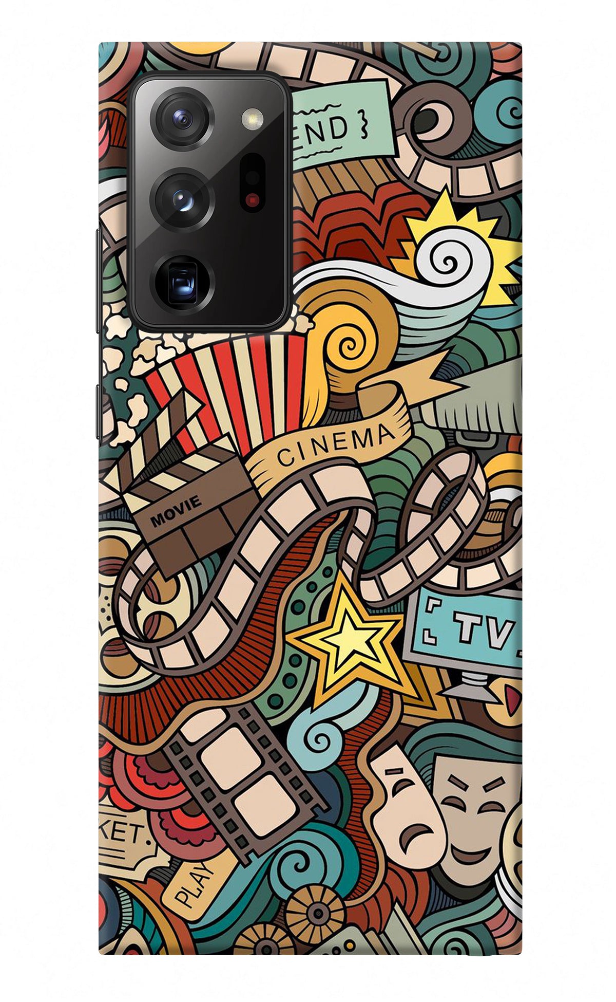 Cinema Abstract Samsung Note 20 Ultra Back Cover