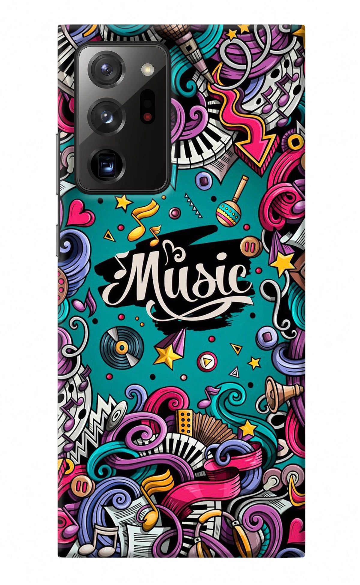 Music Graffiti Samsung Note 20 Ultra Back Cover