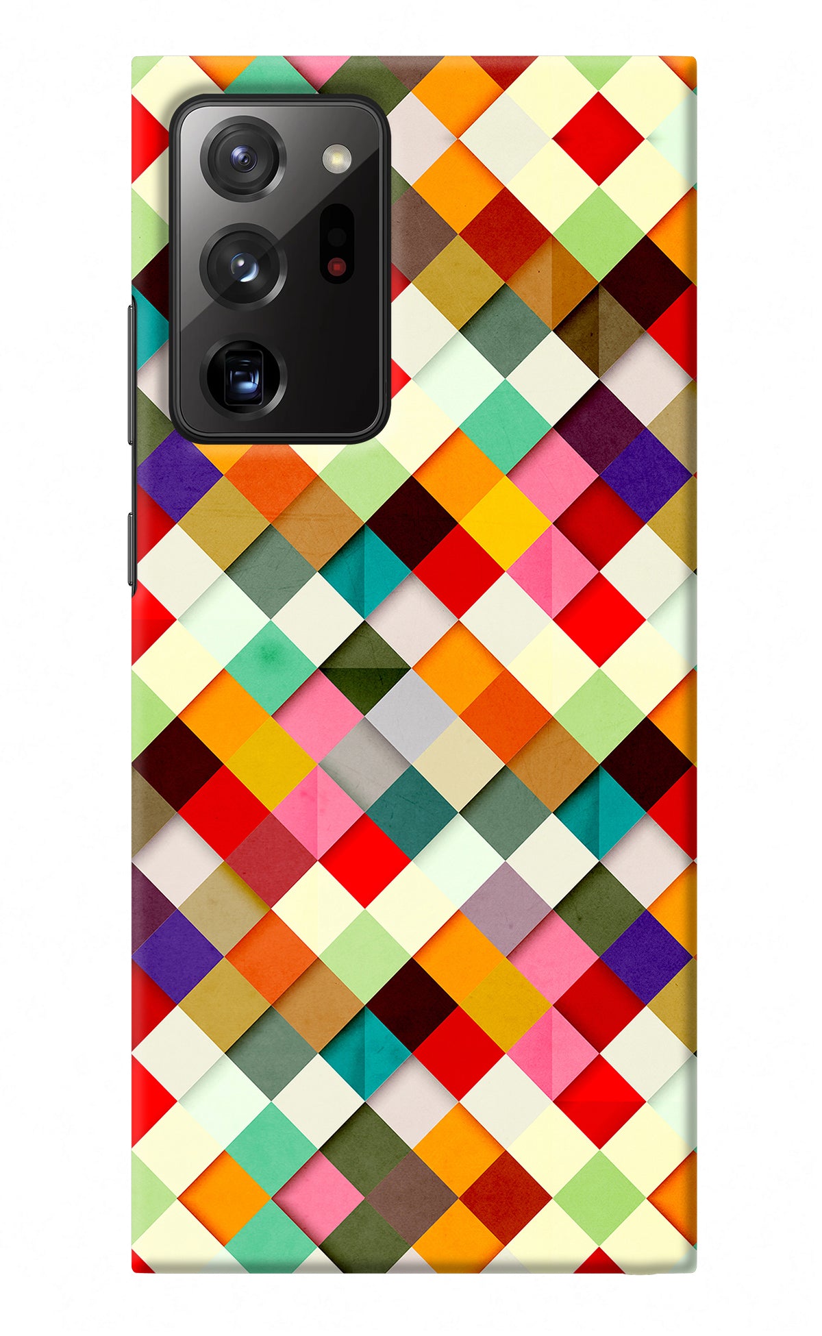 Geometric Abstract Colorful Samsung Note 20 Ultra Back Cover