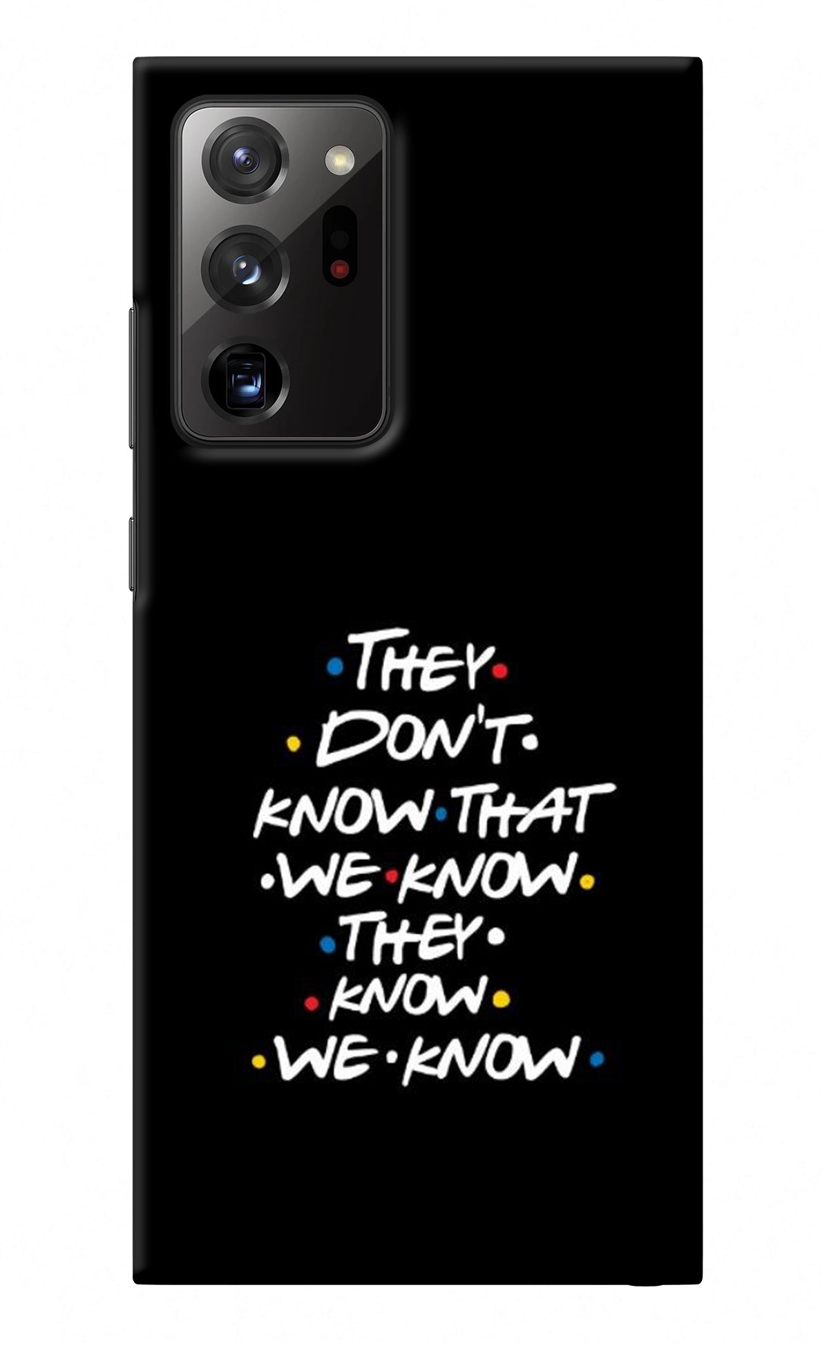 FRIENDS Dialogue Samsung Note 20 Ultra Back Cover