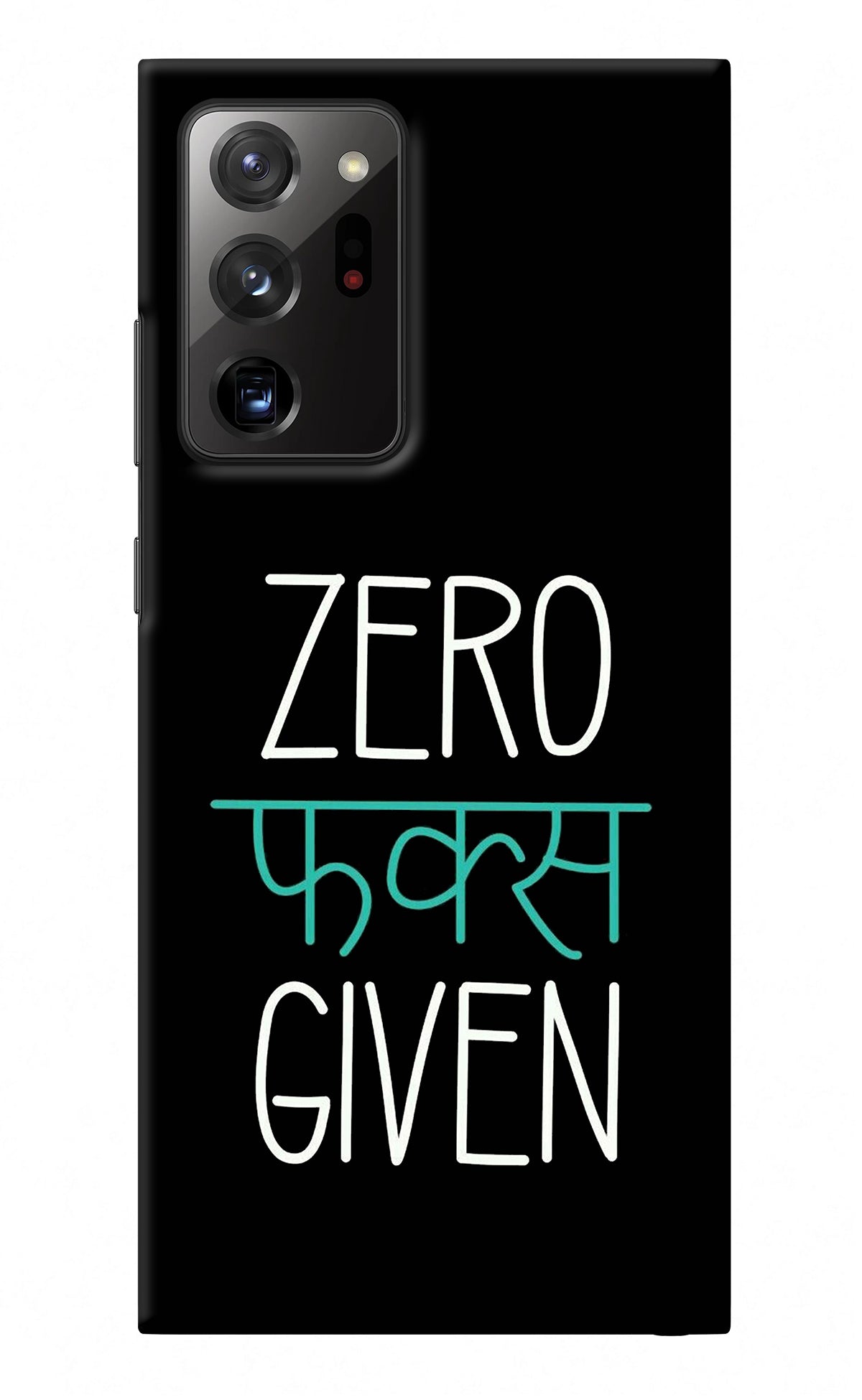 Zero Fucks Given Samsung Note 20 Ultra Back Cover