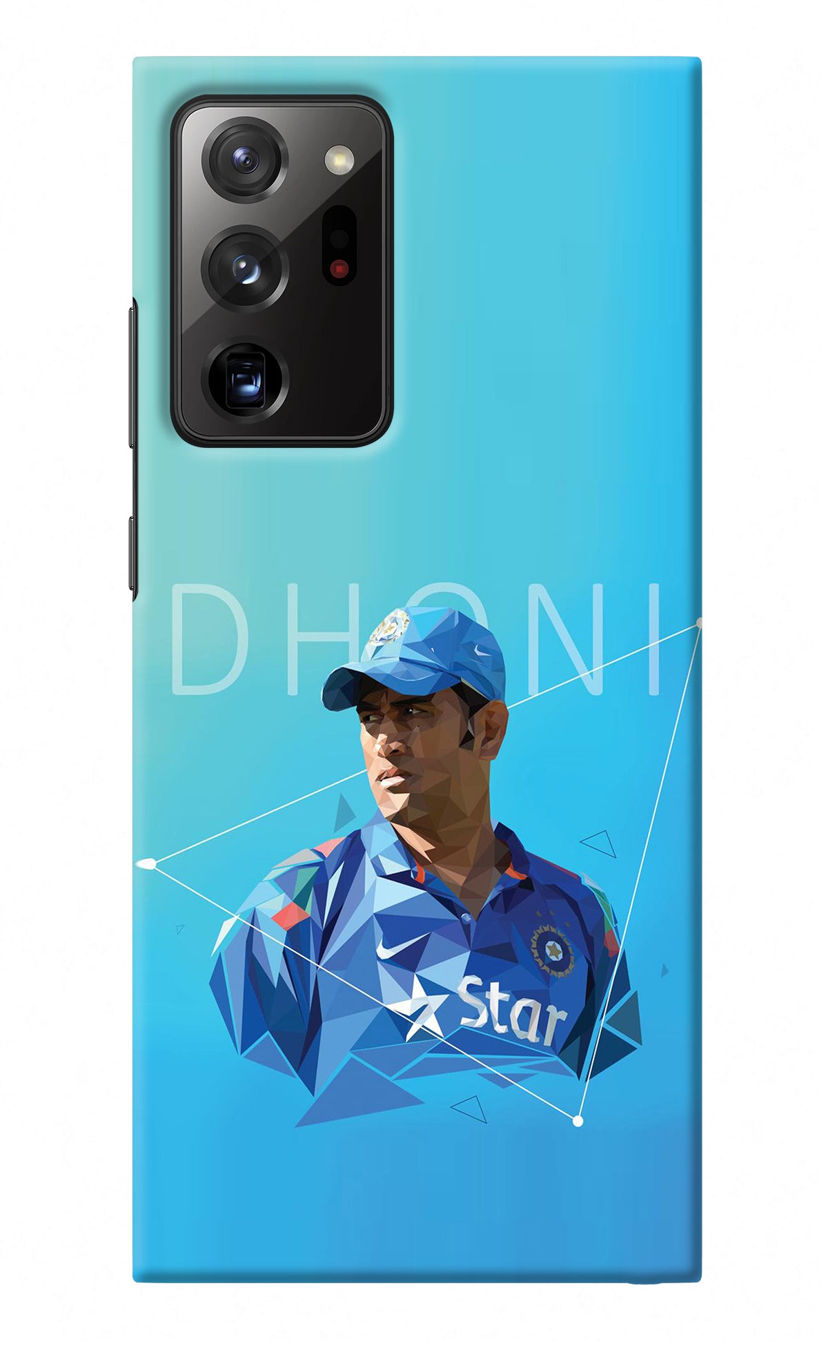 Dhoni Artwork Samsung Note 20 Ultra Back Cover