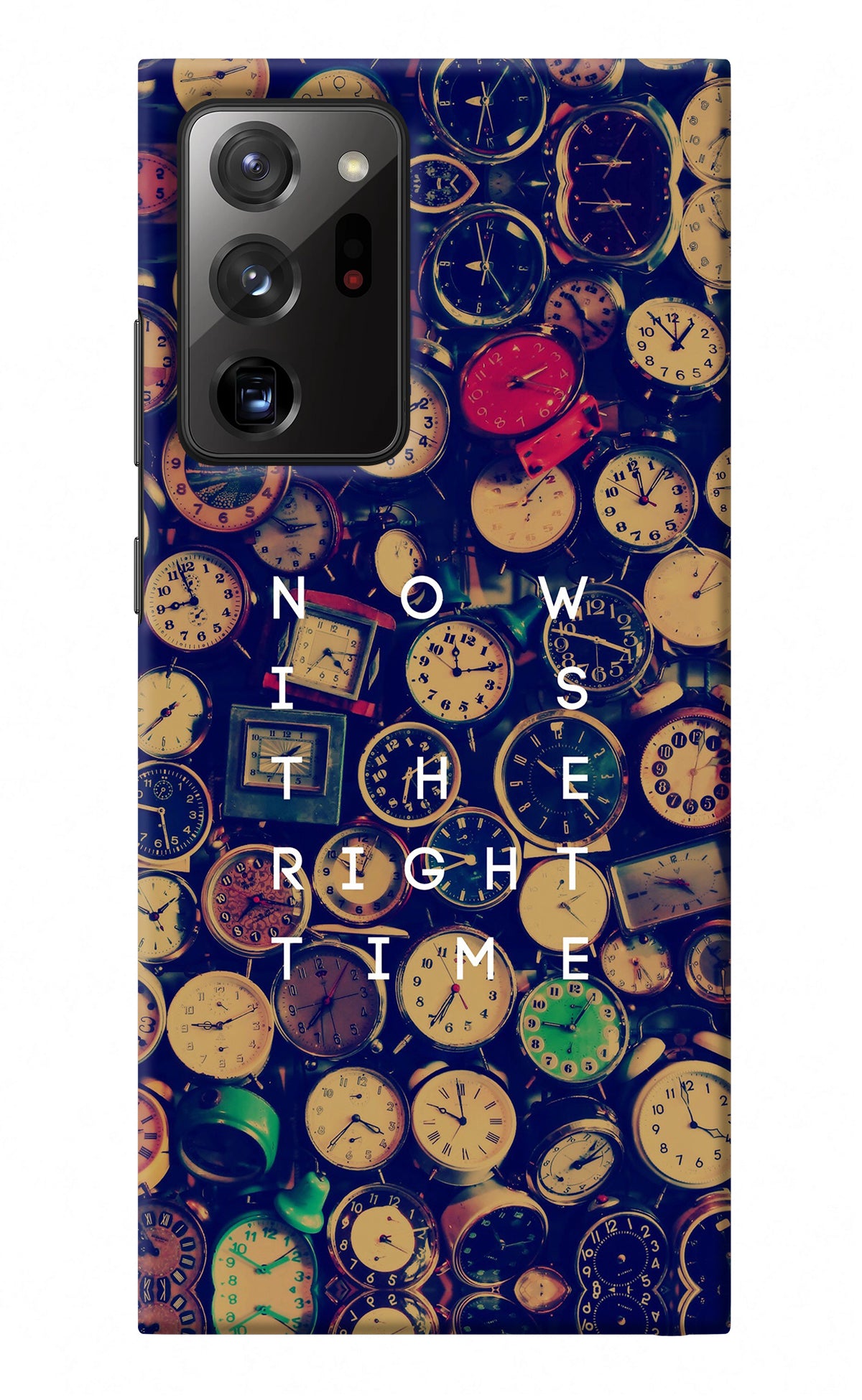 Now is the Right Time Quote Samsung Note 20 Ultra Back Cover