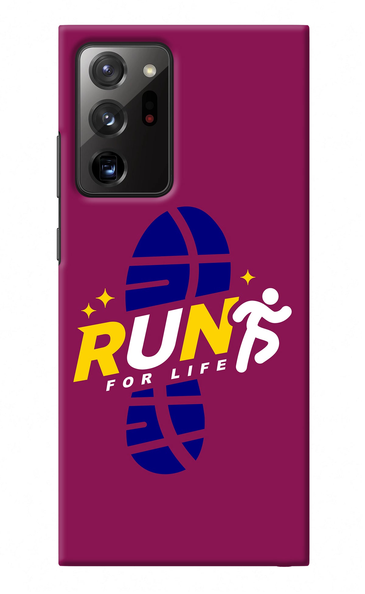 Run for Life Samsung Note 20 Ultra Back Cover