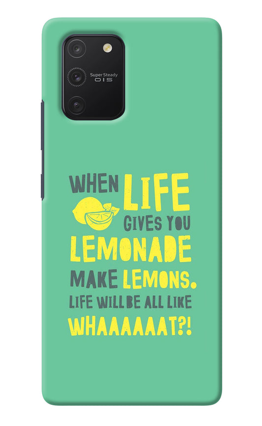 Quote Samsung S10 Lite Back Cover