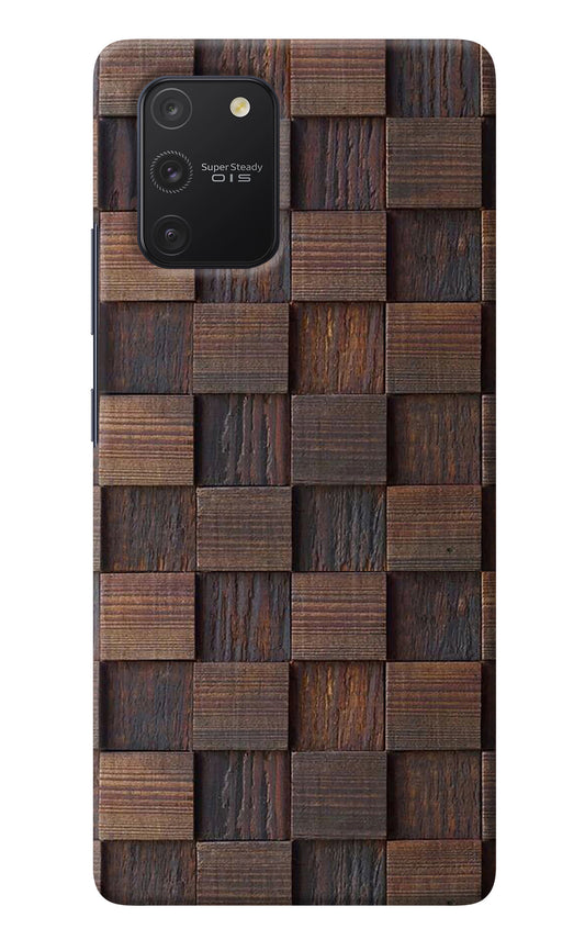 Wooden Cube Design Samsung S10 Lite Back Cover