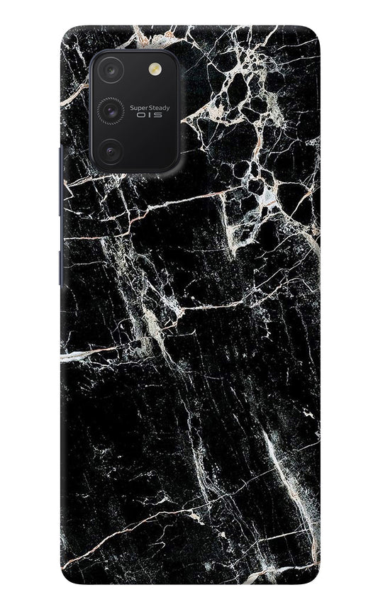 Black Marble Texture Samsung S10 Lite Back Cover