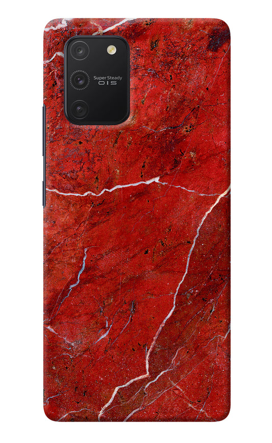 Red Marble Design Samsung S10 Lite Back Cover
