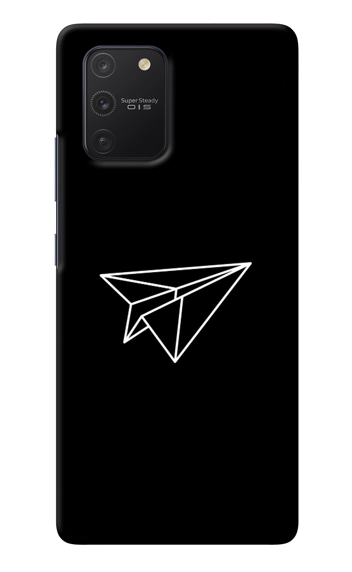 Paper Plane White Samsung S10 Lite Back Cover