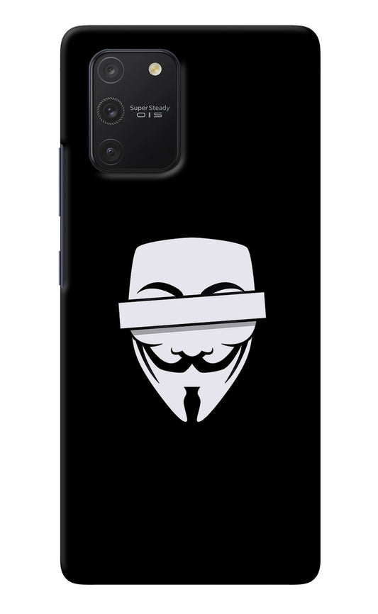 Anonymous Face Samsung S10 Lite Back Cover