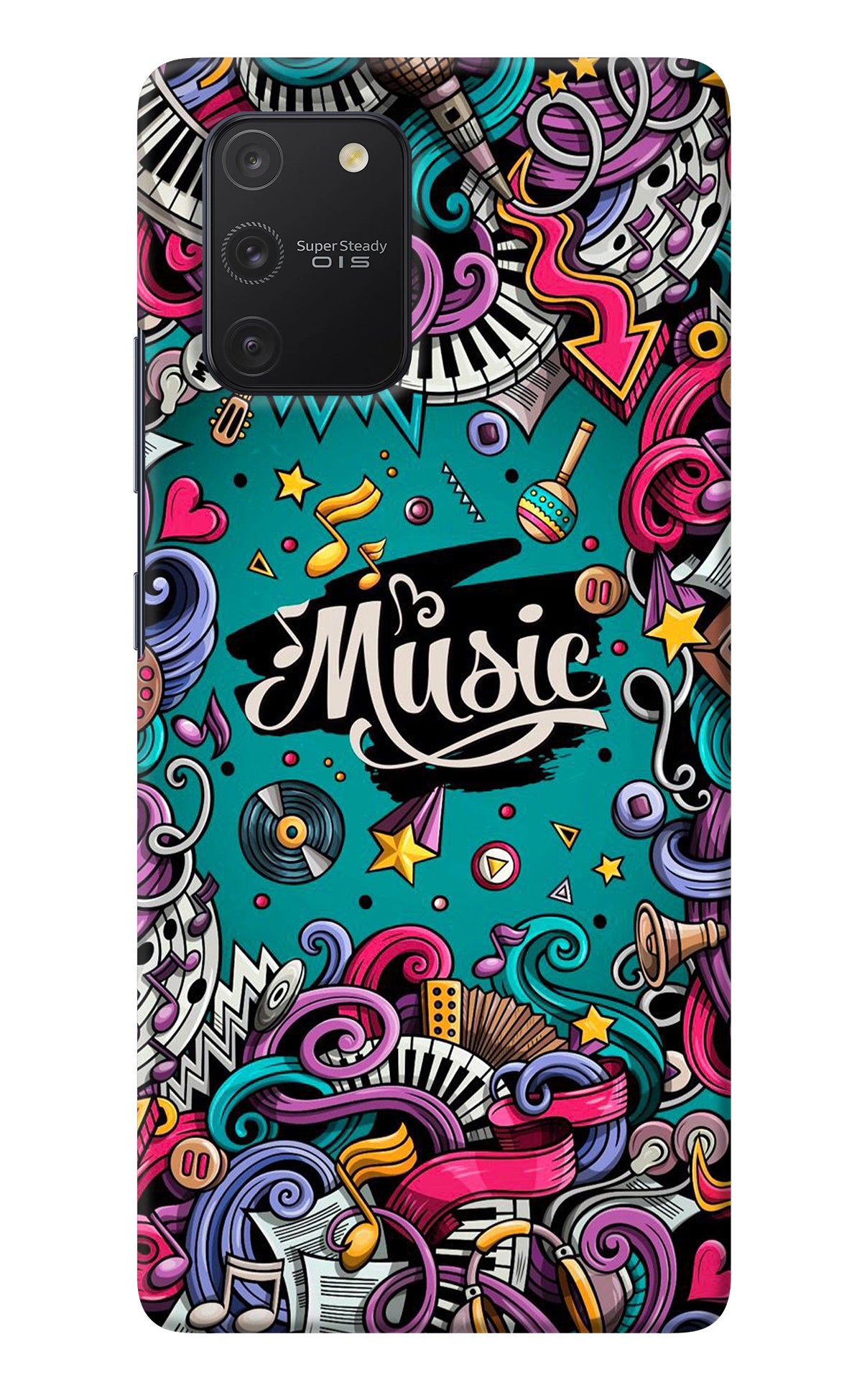 Music Graffiti Samsung S10 Lite Back Cover