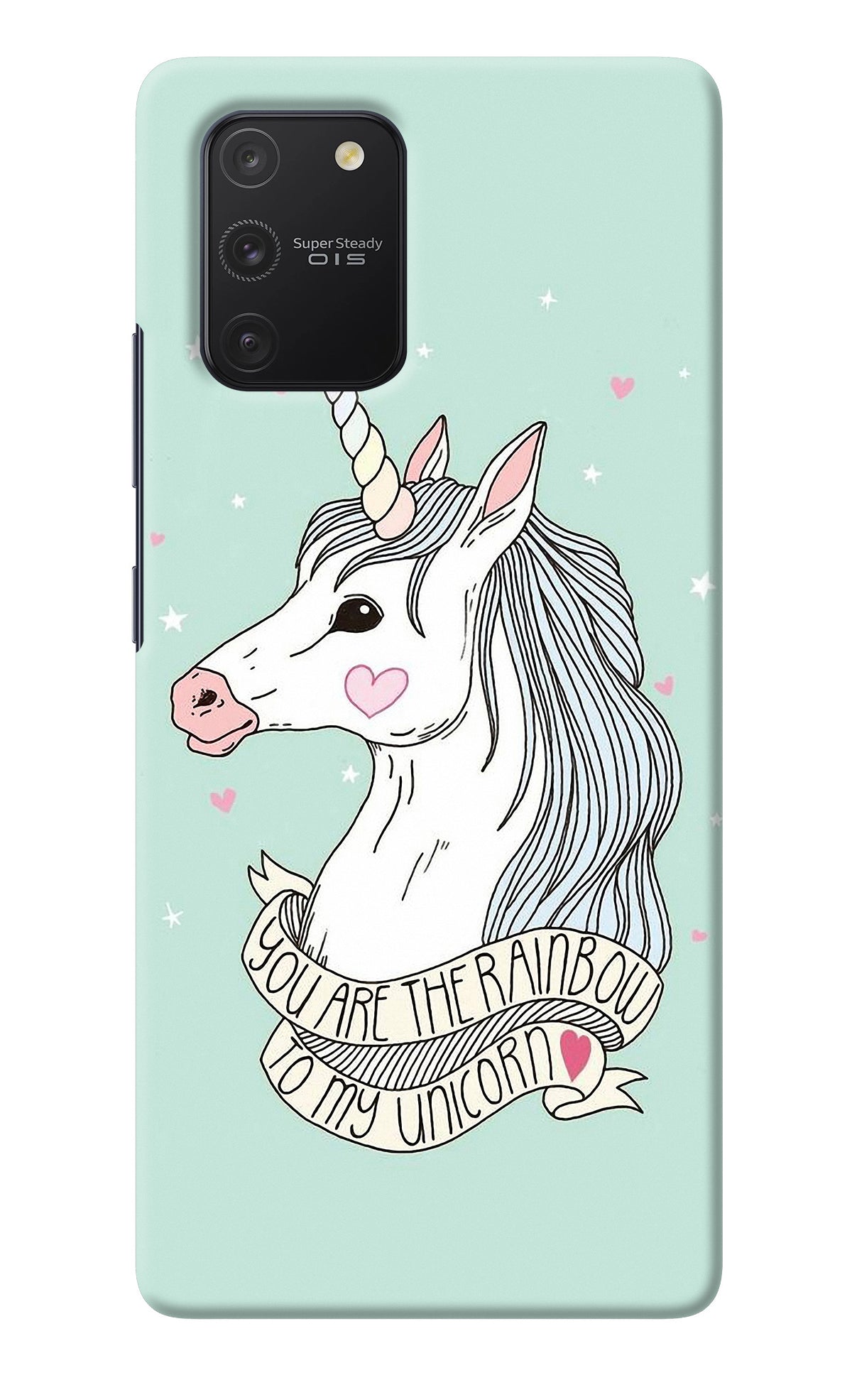 Unicorn Wallpaper Samsung S10 Lite Back Cover