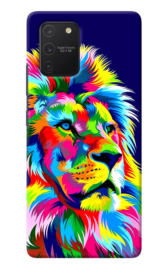 Vector Art Lion Samsung S10 Lite Back Cover