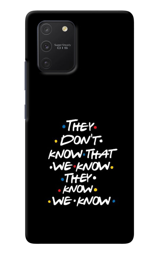 FRIENDS Dialogue Samsung S10 Lite Back Cover