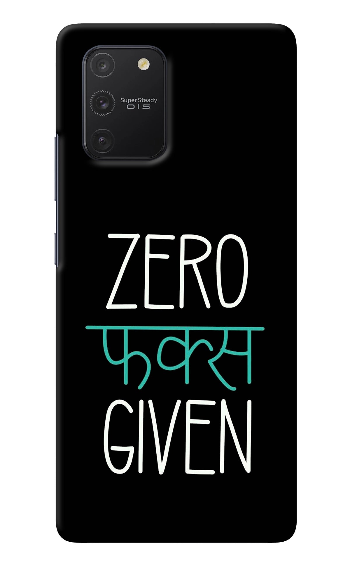 Zero Fucks Given Samsung S10 Lite Back Cover