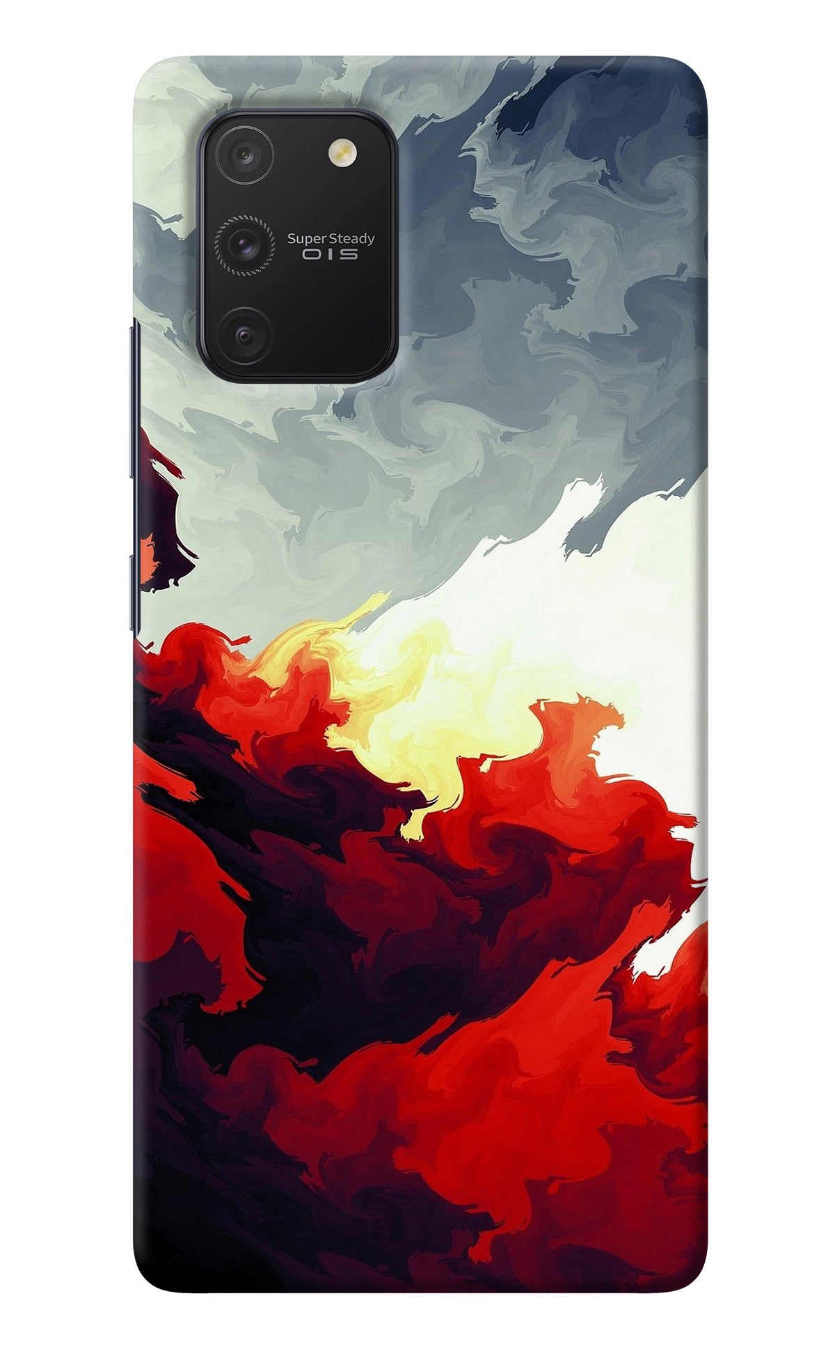 Fire Cloud Samsung S10 Lite Back Cover