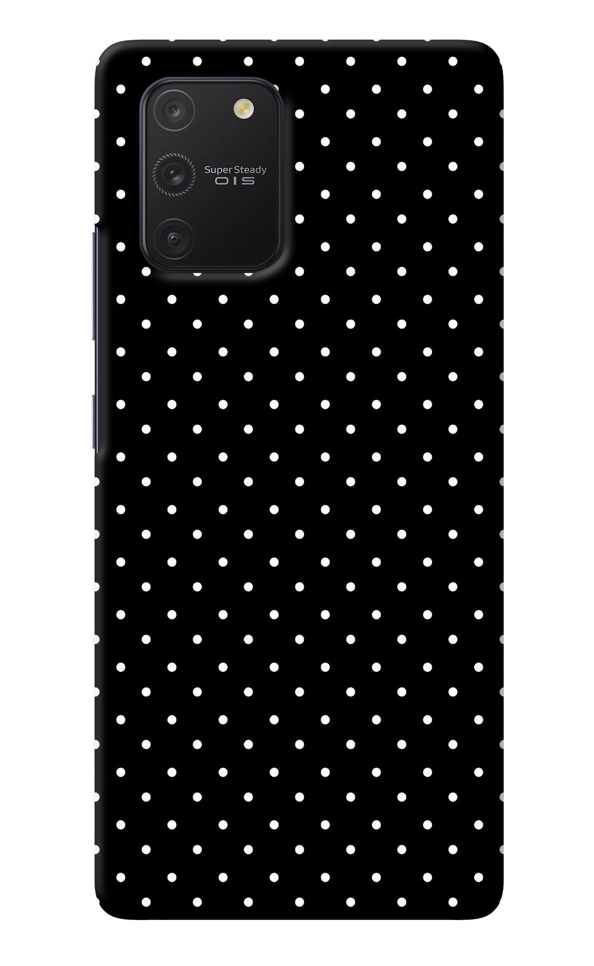 White Dots Samsung S10 Lite Back Cover