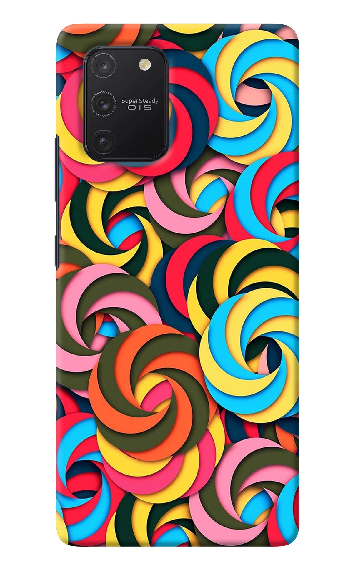 Spiral Pattern Samsung S10 Lite Back Cover