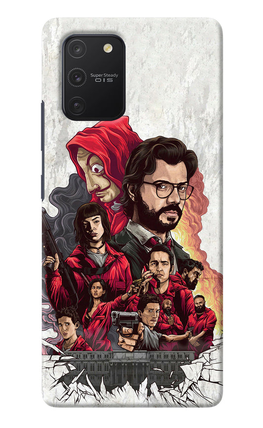 Money Heist Artwork Samsung S10 Lite Back Cover