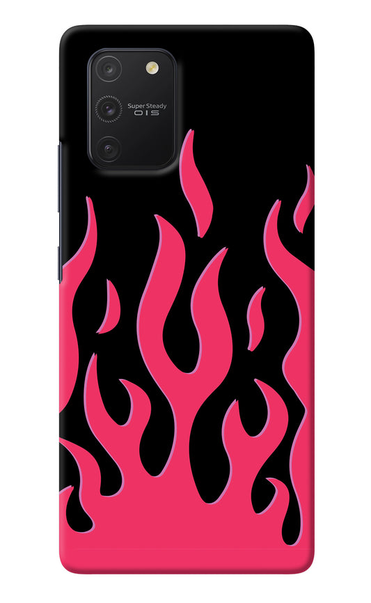 Fire Flames Samsung S10 Lite Back Cover