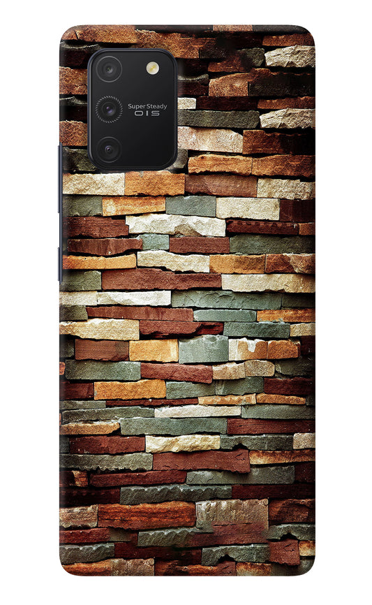 Bricks Pattern Samsung S10 Lite Back Cover