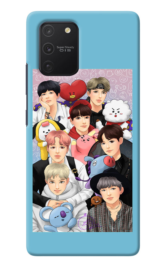 BTS with animals Samsung S10 Lite Back Cover