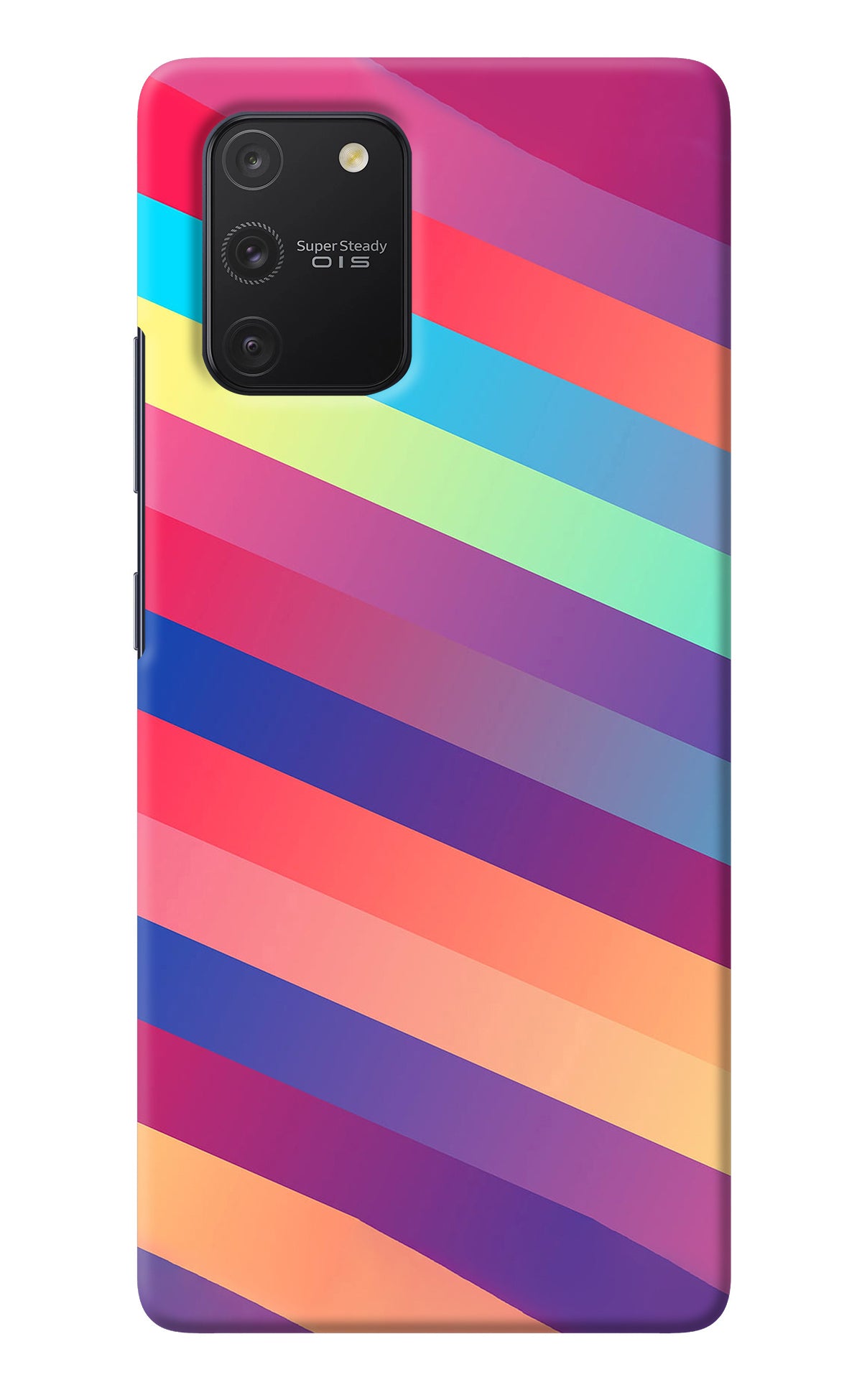 Stripes color Samsung S10 Lite Back Cover