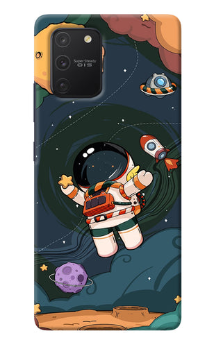 Cartoon Astronaut Samsung S10 Lite Back Cover