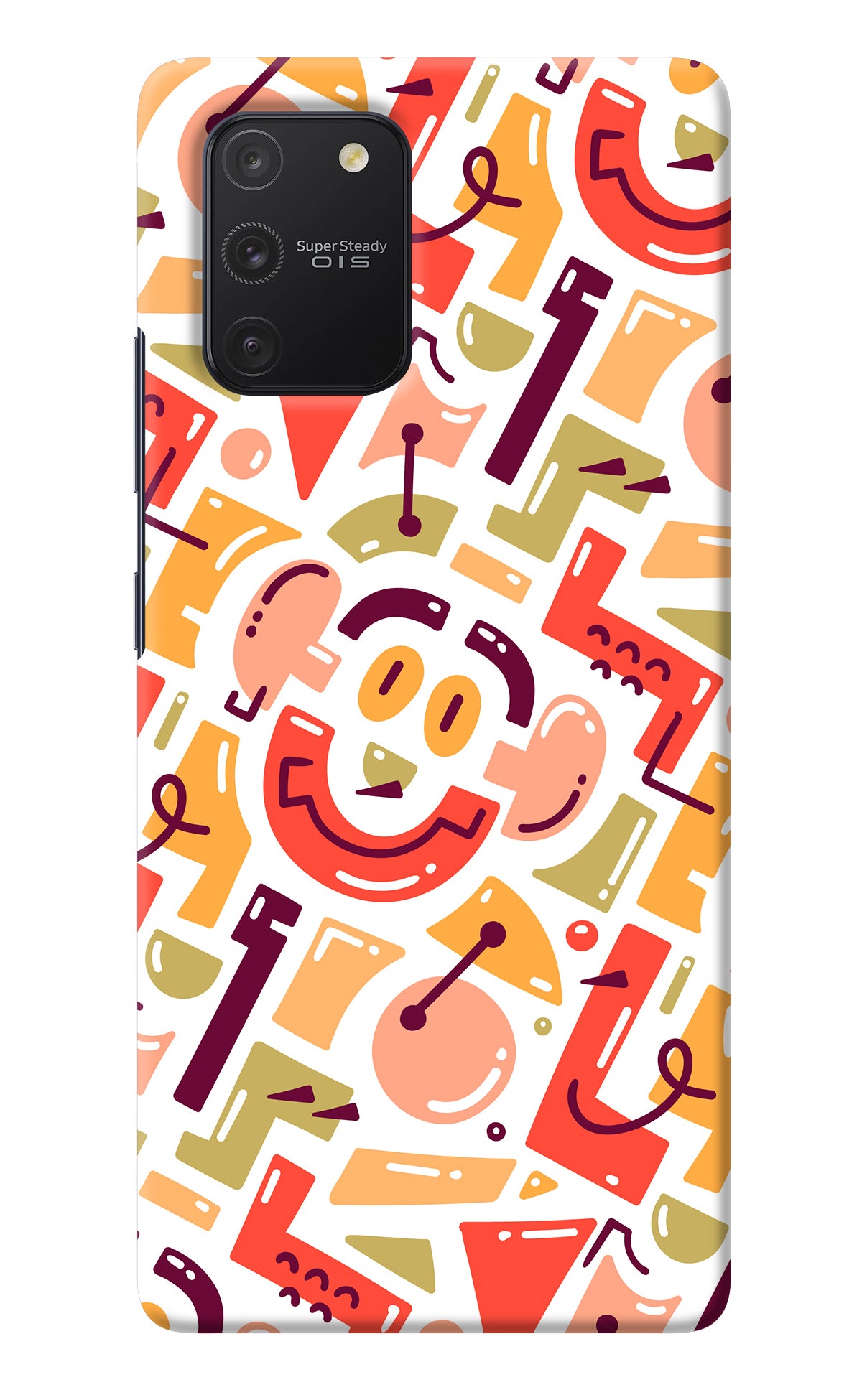 Doodle Pattern Samsung S10 Lite Back Cover